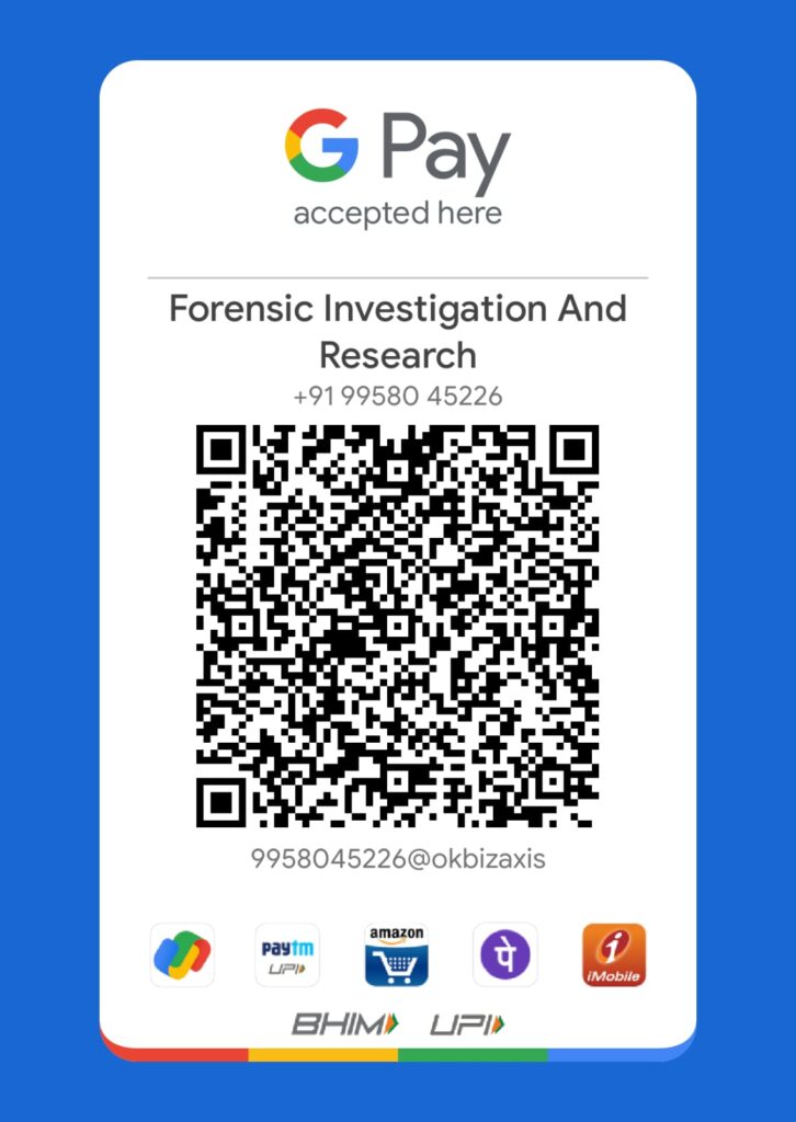 Forensic Investigation & Research UPI Payment Method