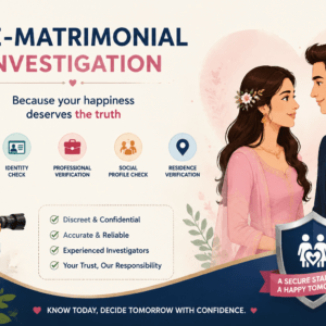 Pre-Matrimonial Investigation Services, Matrimonial Background Verification, Pre-Marriage Background Check